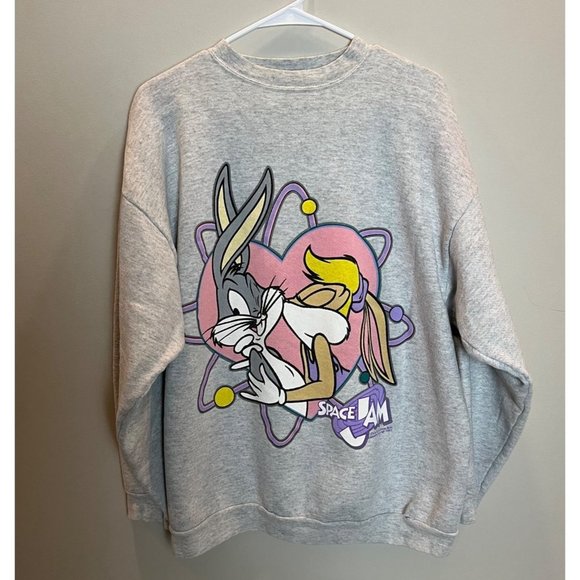Vintage 1992 Space Jam Bugs Bunny Sweatshirt Size XL - Picture 1 of 6